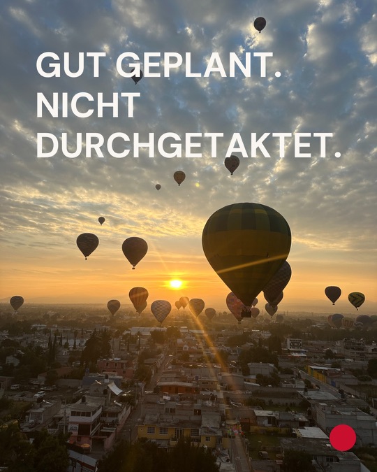 Instagram-Beitrag: Gut geplant. Nicht durchgetaktet. (öffnet Instagram in neuem Tab)